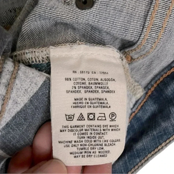 Pilcro Anthropologie Stet Distressed Slim Leg Ankle Length Jeans Women’s Size 29 - Picture 10 of 12